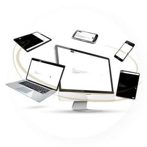 Portfolio Responsive Website Ingenieurbüro auf PC, Laptop, Tablet und Smartphone.