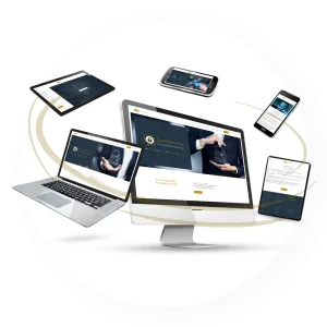 Portfolio Responsive Website Consulting auf PC, Laptop, Tablet und Smartphone.
